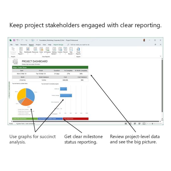 Basics Ms Project Software Guide Microsoft Project Guide Core - Project Learning