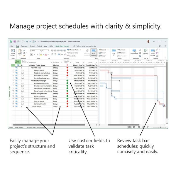 Microsoft Project Guide Core - Project Learning