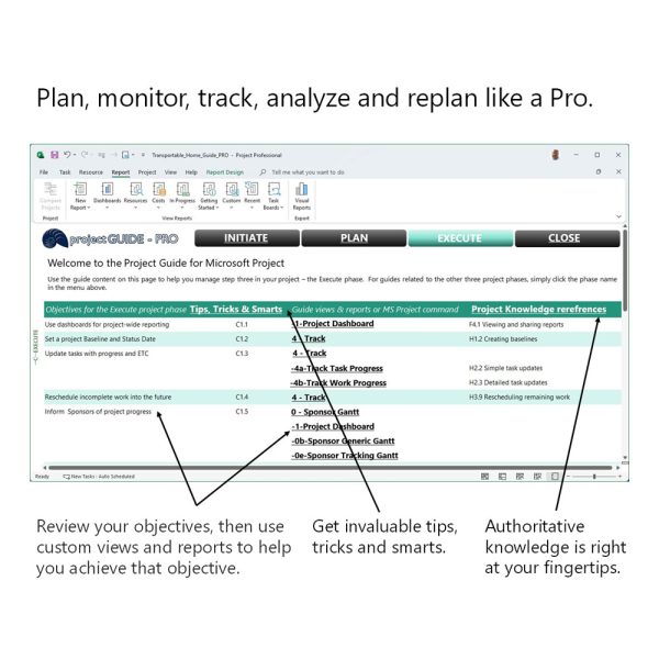 Microsoft Project Guide Pro- Project Learning